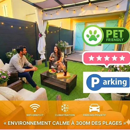 L'azur - Terrasse - Climatise Apartment